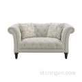 Sofa Kain Set 2 Seater Ruang Tamu Mebel Sofa